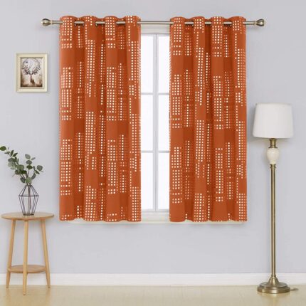 Nautica Light Filtering Rod Pocket Window Curtains Pair (Set of 2) - Chic Decora