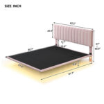 Carmedie Upholstered Platform Bed - Chic Decora