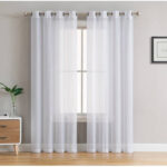 Gurbir Polyester Semi Sheer Curtain Pair (Set of 2) - Chic Decora