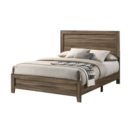 Tessie Bed Frame with Squared Tapered Legs - Chic Decora