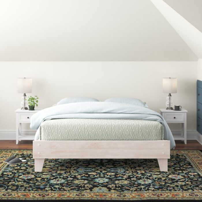 Carolyna Low Profile Wood Platform Bed - Chic Decora