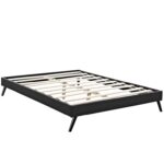 Carson Carrington Storfors Wood Queen-size Platform Bed with Round Splayed Legs - Chic Decora