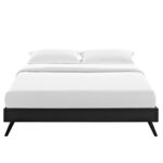 Carson Carrington Storfors Wood Queen-size Platform Bed with Round Splayed Legs - Chic Decora