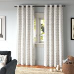 Cartago Insulated Woven Room Darkening Blackout Grommet Top Curtain Panel Pair (Set of 2) - Chic Decora