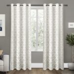 Cartago Insulated Woven Room Darkening Blackout Grommet Top Curtain Panel Pair (Set of 2) - Chic Decora