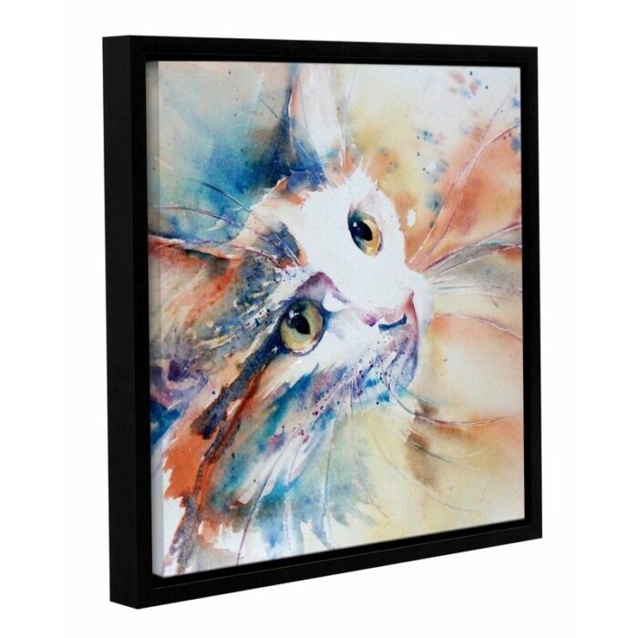 Cat 14 by Liz Chaderton Painting on Canvas - Chic Decora