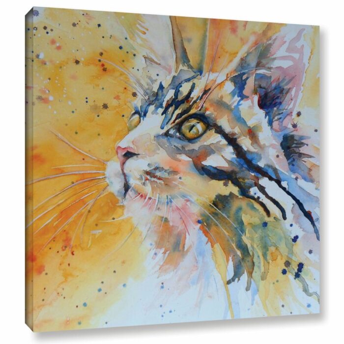 Cat 9 Painting on Canvas - Chic Decora