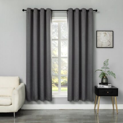 Meacham Cotton Room Darkening Curtain Pair (Set of 2) - Chic Decora