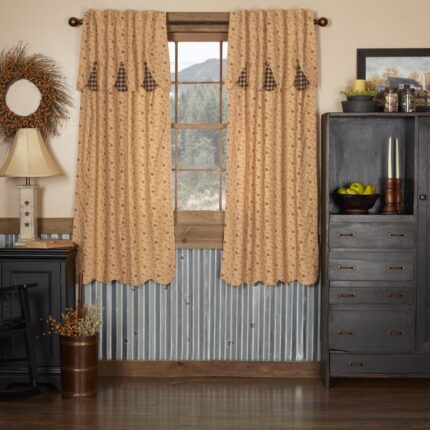 Caudell Cotton Blend Curtain Pair (Set of 2) - Chic Decora