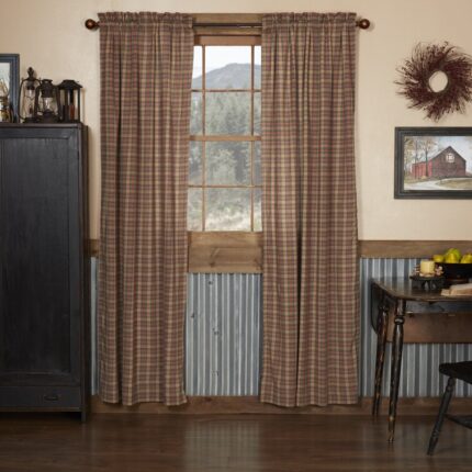 Danes Polyester Room Darkening Curtain Pair (Set of 2) - Chic Decora