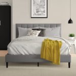 Caughey Upholstered Platform Bed - Chic Decora