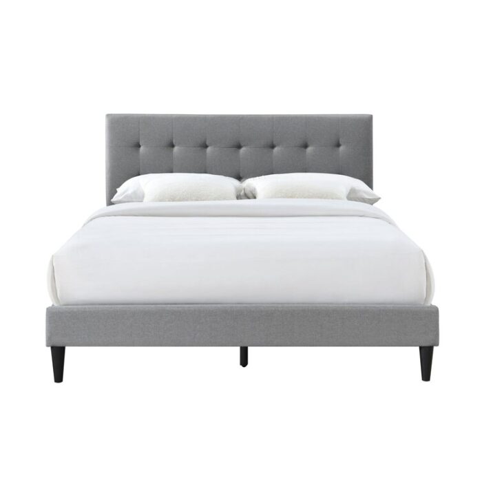 Caughey Upholstered Platform Bed - Chic Decora