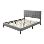 Caughey Upholstered Platform Bed - Chic Decora