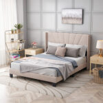 Cecylia Upholstered Standard Bed - Chic Decora