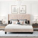 Cecylia Upholstered Standard Bed - Chic Decora