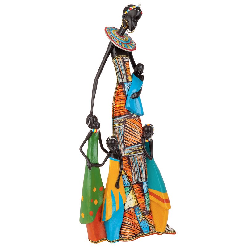 Celebrating Motherhood African Abstract Sculpture - Chic Decora