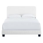 Celine Channel Tufted Performance Velvet Bed - Chic Decora