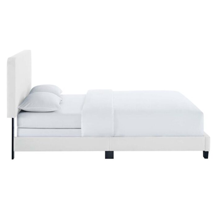 Celine Channel Tufted Performance Velvet Bed - Chic Decora