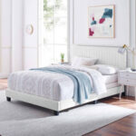 Emonie Upholstered Slat Bed - Chic Decora