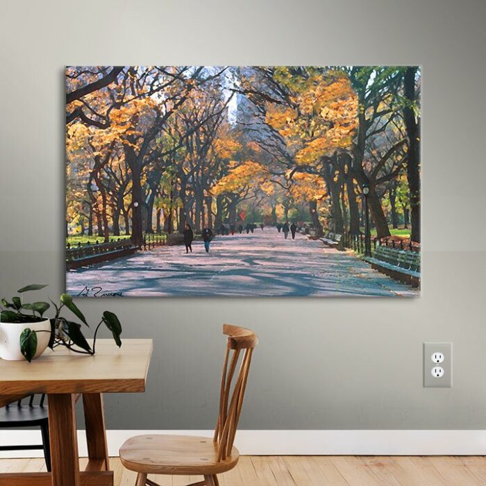 Central Park by George Zucconi Print on Canvas - Chic Decora