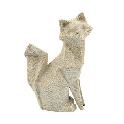 Ceramic Abstract Fox Animal Figurine - Chic Decora