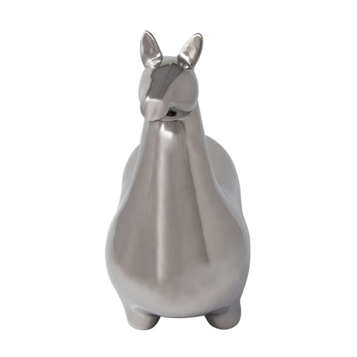 Ceramic Art Deco Horse, 13 x 7.25 x 14.5 Inches - Chic Decora