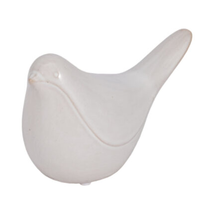 Ceramic Bird Decor Contemporary Simple White Bird - Chic Decora