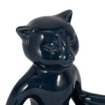 Ceramic Yoga Cat Figurine, Elegant Ceramic Centerpiece, Distinctive Accent for Your Décor - Chic Decora