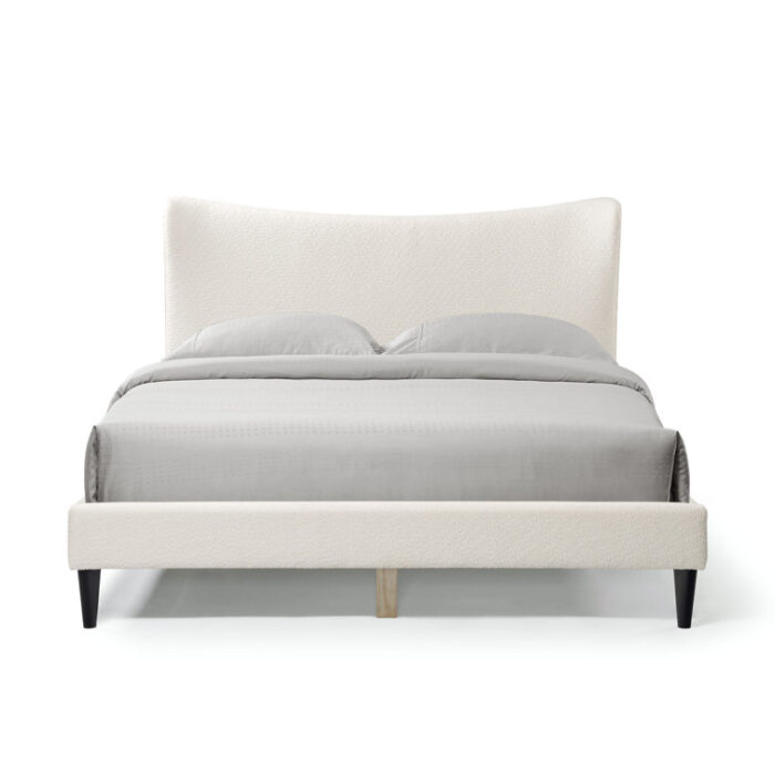 Chanikya Upholstered Wingback Bed - Chic Decora