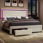 Chantaya Upholstered Platform Storage Bed - Chic Decora