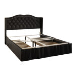 Charland Upholstered Wingback Storage Bed - Chic Decora