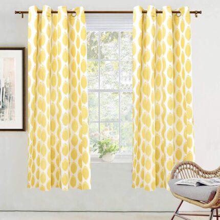 Polyester Curtain Pair (Set of 2) - Chic Decora