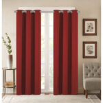 Chelsea Solid Blackout Grommet Curtain Panel Set (Set of 2) - Chic Decora