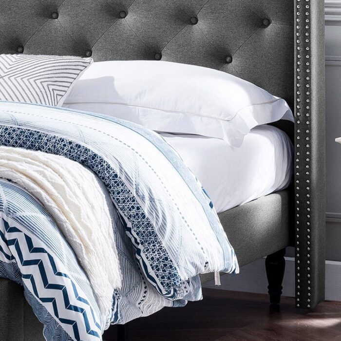 Chelsea Upholstered Bed - Chic Decora