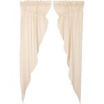 Chiana Cotton Blend Room Darkening Curtain Panel Pair (Set of 2) - Chic Decora