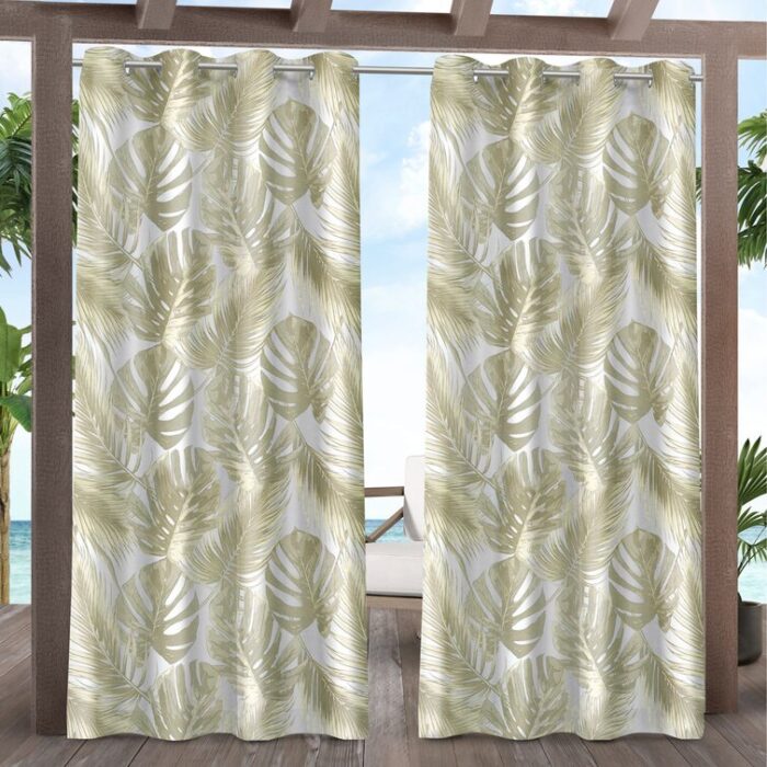 Chillicothe Polyester Room Darkening Curtain Pair (Set of 2) - Chic Decora