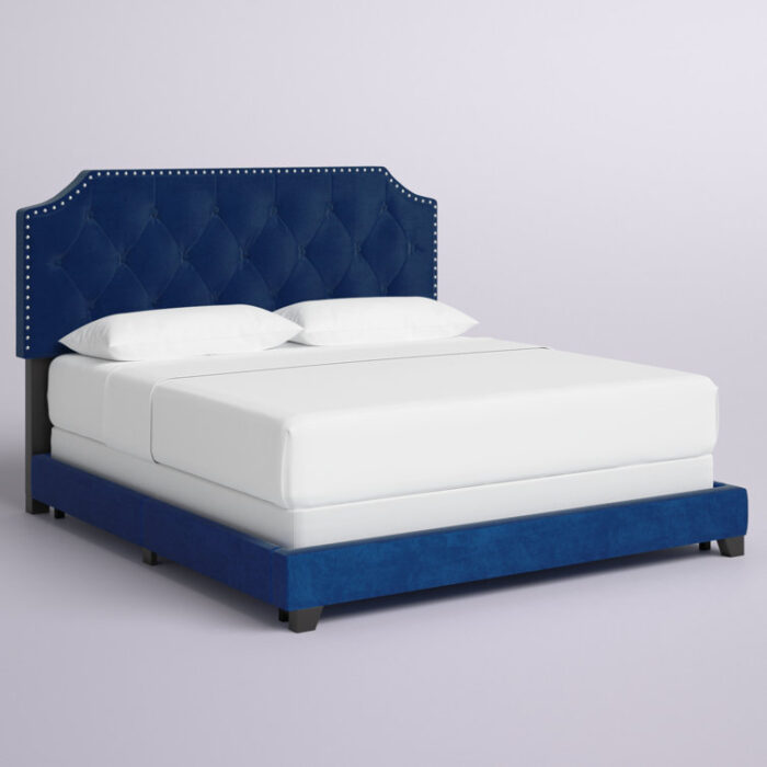 Chivonna Upholstered Standard Bed - Chic Decora