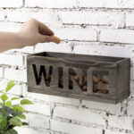 Christifer Text & Numbers Decorative Wine Cork Holder - Chic Decora