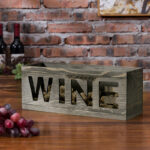 Christifer Text & Numbers Decorative Wine Cork Holder - Chic Decora