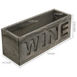 Christifer Text & Numbers Decorative Wine Cork Holder - Chic Decora