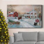 Christmas Tree Farm Premium Gallery Wrapped Canvas – Ready To Hang - Chic Decora