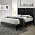 Christyann Tufted Upholstered Platfrom Bed Fully Slatted - Chic Decora