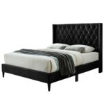 Christyann Tufted Upholstered Platfrom Bed Fully Slatted - Chic Decora