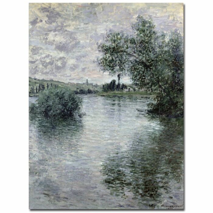 Claude ” Seine At Vetheuil, 1879 ” by Claude Monet - Chic Decora