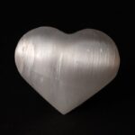 Clear Selenite Crystal Heart - Chic Decora