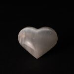 Clear Selenite Crystal Heart - Chic Decora