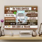 Computers – In This Office We Are A Team Gallery Wrapped Canvas - Chic Decora