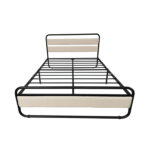 Connan Upholstered Metal Open-Frame Bed - Chic Decora