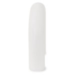 Contemporary Matte White Marble Uni Sculpture - Chic Decora