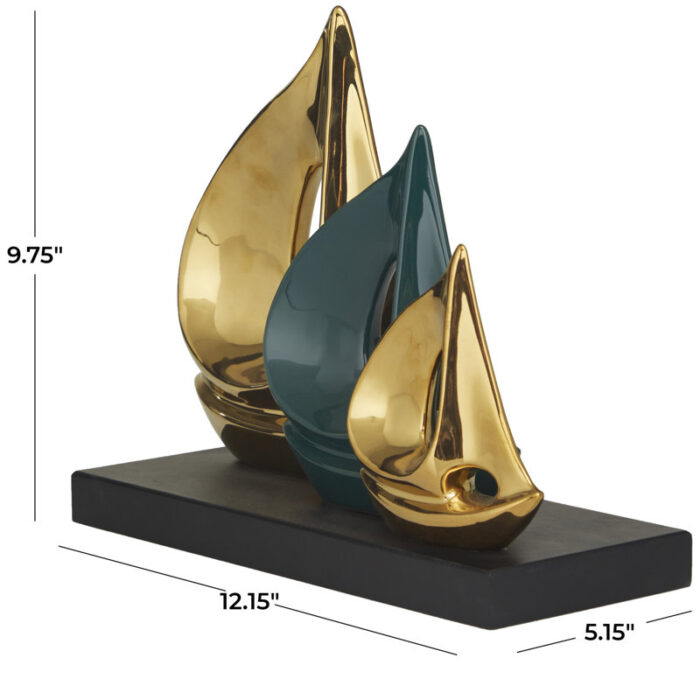 Contemporary Sail Sculpture - Chic Decora